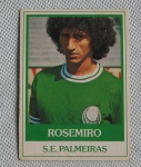 COLECIONISMO - Card Antigo do Chicletes Ping Pong - com Rosemiro Mendonça jogador do S.E Palmeiras.