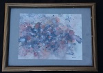 ANTONIO BANDEIRA - "Abstrato" - Guache e nanquim. Med.: 39 X 30 cm.
