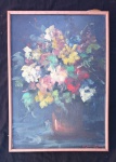 CERQUEIRA CESAR -  "Vaso de flores" - O.S.T. Med. total: 72 X 53 cm.