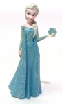 FROZEN - DISNEY - Figura em vinil da personagem Elza da série Frozen, peça original. Medindo 9cm de altura.