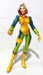 X MEN - TOY BIZ - Figura articulada em vinil da personagem Vampira da série X-Men, peça original Toy Biz. Medindo 13cm de altura.