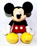 DISNEY - MICKEY - Bela figura em pelúcia da personagem Mickey, peça original Disney Store. Medindo 44cm de altura.