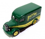 CORGI - Carro em miniatura da Perrier em metal fundido da marca inglesa Corgi, peça em ótimo estado de conservação. Medindo 4,5cm de altura por 9cm de comprimento.
