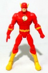 FLASH - MATTEL - Figura articulada em vinil do personagem Flash, peça original da Mattel. Medindo 16cm de altura.