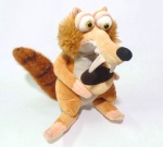 A ERA DO GELO - Figura em pelúcia do personagem Scrat da série A Era do Gelo, peça original. Medindo 30cm de altura.
