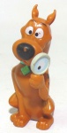 SCOOBY DOO - Figura em vinil do personagem Scooby Doo, peça original. Medindo 7cm de altura.