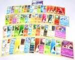 POKEMON - TRADING CARD GAME - Lote contendo 60 cartas da série Pokemon em excelente estado, todas originais.