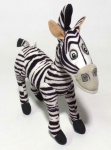 MADAGASCAR - Figura em pelúcia do personagem Marty da série Madagascar, peça oficial da Dream Works. Medindo 15cm de comprimento.