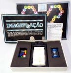 IMAGEM E ACAO - GROW - Antigo jogo de tabuleiro Imagem e Ação da marca Grow, lote possivelmente completo. Medindo a caixa 36cm por 26,5cm de largura. Obs: pequenas manchas de elástico na parte superior das cartas.