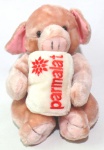 MAMIFEROS PARMALAT - Figura em pelúcia do porco promocional da Parmalat da série Mamíferos, peça original. Medindo 30cm de altura.