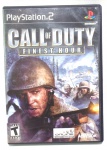 PLAYSTATION - VIDEO GAME - Jogo Call of Duty Finest Hour para console Playstation 2 / PS2, jogo original e completo. Obs: não testado, porém a mídia está em bom estado