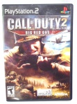 PLAYSTATION - VIDEO GAME - Jogo Call of Duty 2 Big Red One para console Playstation 2 / PS2, jogo original e completo. Obs: não testado, porém a mídia está em bom estado