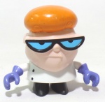 DEXTER - CARTOON NETWORK - Figura articulada do personagem Dexter da série O Laboratório de Dexter, peça oficial Cartoon Network. Medindo 6cm de altura.