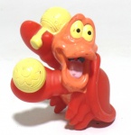 PEQUENA SEREIA - DISNEY - Figura em vinil do personagem Sebastião da série A Pequena Sereia, peça original Disney. Medindo 6cm de altura.