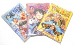 MANGA - Lote contendo 3 mangás da série One Piece, sendo eles os volumes 30,36 e 37. Peças novas, sem uso.
