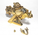 CAVALEIROS DO ZODIACO - ANIME - Lote contendo constelação e peças do personagem Peixes, de marca Warrior Saint Seiya. Medindo a constelação 13cm de comprimento. Obs: faltando algumas peças.