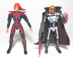 JONNY QUEST - LGT - Lote contendo 2 figuras da antiga série de tv Jonny Quest, sendo elas: Jessie Bannon e Ezekial Rage, ambas originais da LGT. Medindo 9cm de altura cada. Obs: a figura de capa está com uma pequena peça da perna direita colada, porém com