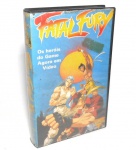 FATAL FURY - GAME - Antiga fita em VHS de filme da série de games Fatal Fury, peça original. Obs: não testado.