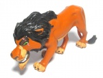 DISNEY - REI LEAO - Bela figura em vinil do personagem Scar da série O Rei Leão, peça original da Applause / Disney. Medindo 11cm de comprimento.