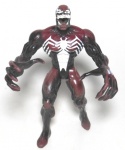 HOMEM ARANHA - TOY BIZ - Figura em vinil do personagem Venom da série Homem Aranha original da Toy Biz. Medindo aproximadamente 14cm de altura. Obs: possui amassados na boca e nos pés.