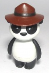 DISNEY - PETER PANDA - Figura articulada em vinil do personagem Peter Panda, peça original da Jakks Pacific. Medindo 7cm de altura.