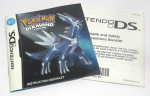 NINTENDO - POKEMON - Lote contendo manual de instruções do jogo Pokémon Diamante para console Nintendo DS e manual do console.