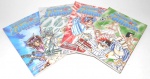 MANGA - QUADRINHO - CAVALEIROS DO ZODIACO - Lote contendo 4 mangás / revistas da série Os Cavaleiros do Zodíaco da editora Conrad, sendo eles os volumes 19, 20, 24 e 25.