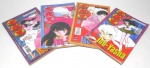 MANGA - QUADRINHO - INUYASHA - Lote contendo 4 mangás / revistas da série Inuyasha da editora JBC, sendo eles os volumes 1, 2, 3 e 4.