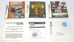 NINTENDO - Lote contedo 4 manuais de jogos para o console Nintendo DS e 2 manuais do console.