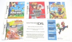 NINTENDO - VIDEO GAME - Lote contendo 6 manuais de instrução para console Nintendo DS, sendo 4 de jogos e 2 do console.