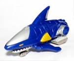 POWER RANGERS - BANDAI - Zord articulado Tubarão da série Power Rangers Força animal sendo 1 das partes componentes do Megazord, peça original da Bandai. Medindo 6cm de altura por 12cm de comprimento. Obs: não possui a cauda.