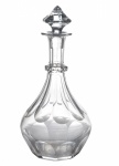 BACCARAT - Licoreiro em cristal francês translucido. França. Séc. XX. 26.5 cm.