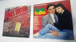 DOIS DISCOS DE VINIL:  NOVELA VALE TUDO INTERNACIONAL / JAMES TAYLOR