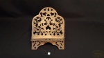 Porta Biblia de mesa em Bronze trabalhado . Medidas: 24 de largura 32cm de altura .