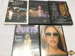 Lote com 5 dvd's originais, composto de Skank, Duets, etc.