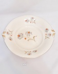 Travessa  em Porcelana Creme Floral porcelana polonesa  KPM.Medidas: 30 diâmetro x 32 alça a alça x 5,5 altura.