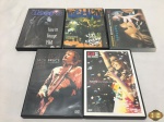 Lote com 5 dvd's originais, composto de  Jack Bruce, Ivete Sangalo, etc.