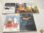 Lote com 5 dvd's originais, composto de Diário de uma baba, Garfield, etc.