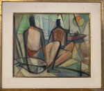 Aldo BONADEI (1906-1974) - oleo s/ tela, datado 1968, medindo: 55 cm x 46 cm e 74 cm x 64 cm (Coleção Particular do Rio de Janeiro)