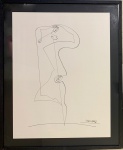 Saül STEINBERG (1914-1999) - nanquim s/ papel, medindo: 50 cm x 65 cm e 62 cm x 77 cm 