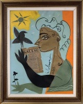 LE CORBUSIER (Attrib.) (1887-1965) - tecnica mista e collage s/ madeira, medindo: 55 cm. x 75 cm e 71 cm x 89 cm (Todas as obras estrangeiras e consideradas atribuídas automaticamente)