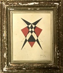 MAURICIO NOGUEIRA LIMA - tecnica mista s/ papel, medindo: 64 cm x 55 cm e 45 cm x 36 cm