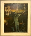ALEX TERUZ- RIO , 1980, OST medindo 105 x 123 cm e 79 x 98 cm. Discreta perda de substância .