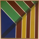 Mauricio Nogueira LIMA (1930-1999) - acrílica s/ tela, "Guardanapo", datado 1984, medindo: 80 cm x 80 cm (COLEÇÃO PARTICULAR  DO RIO DE JANEIRO, ACOMPANHA TRANSFERENCIA DE PROPRIEDADE)
