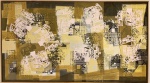 ROBERTO BURLE MARX - tinta gráfica s/ panneaux , datado 1985, medindo 2,02 m x 1,14 m (Coleção Particular)