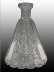 Antiga garrafa em grosso cristal Art Deco, medindo: 22 cm alt. (sem tampa)