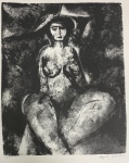 AUGUSTO RODRIGUES - gravuras, medindo: 37 cm x 52 cm (sem moldura)(no estado)