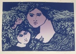 AUGUSTO RODRIGUES - gravuras, medindo: 56 cm x 76 cm (sem moldura)(no estado)