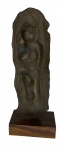 Magnífica escultura de bronze , medindo 34 cm alt.