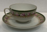 Coleção: xícara e pires em porcelana